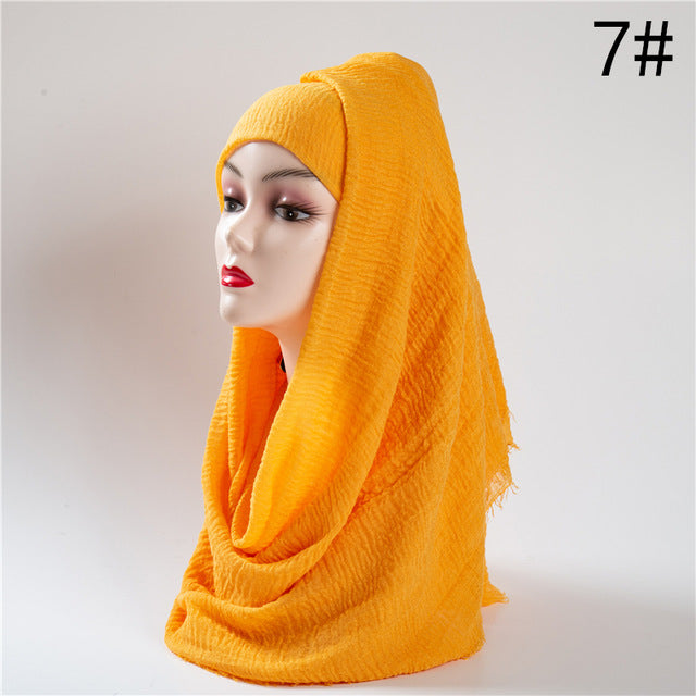 Fashion Scarf Printed Bandana Shawl Hijab #2638-women-wanahavit-7-wanahavit