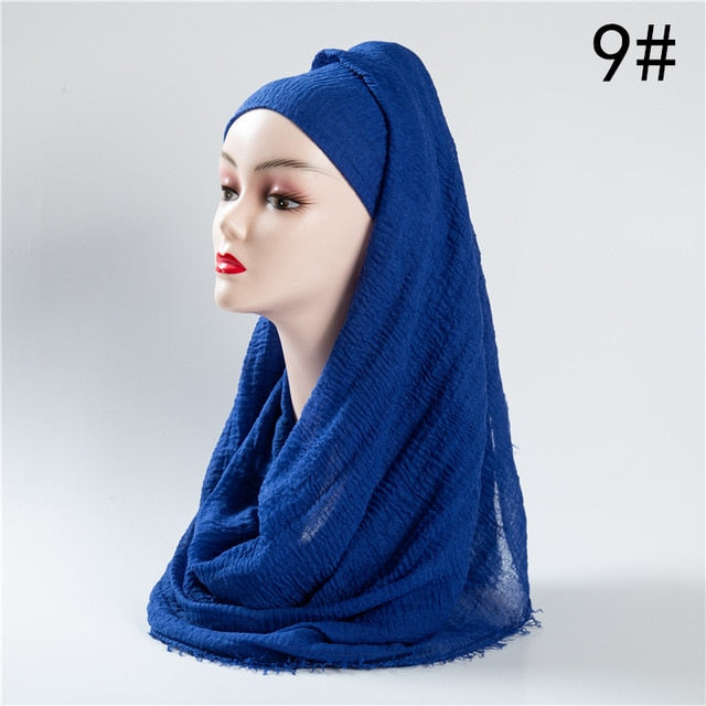 Fashion Scarf Printed Bandana Shawl Hijab #2638-women-wanahavit-9-wanahavit