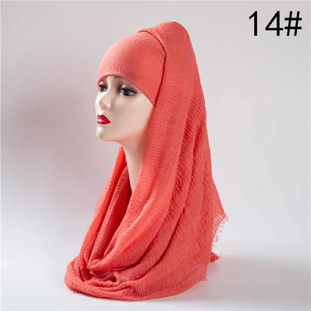 Fashion Scarf Printed Bandana Shawl Hijab #2638-women-wanahavit-14-wanahavit