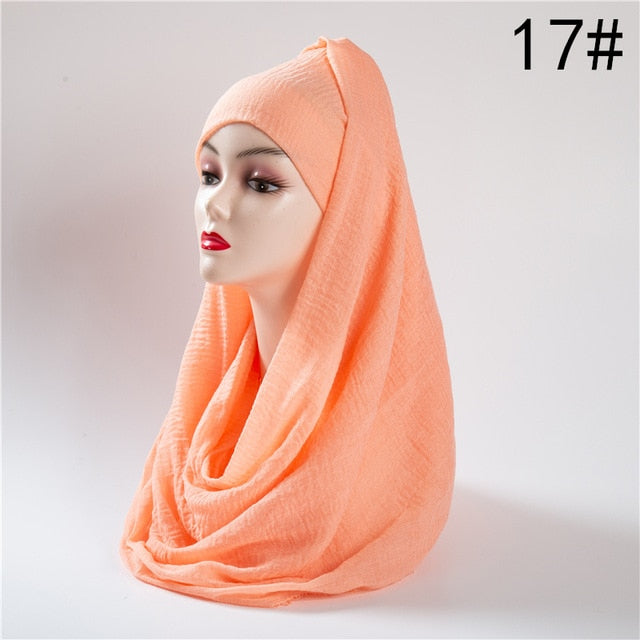 Fashion Scarf Printed Bandana Shawl Hijab #2638-women-wanahavit-17-wanahavit