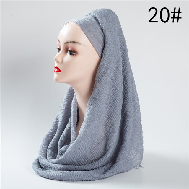 Fashion Scarf Printed Bandana Shawl Hijab #2638-women-wanahavit-20-wanahavit