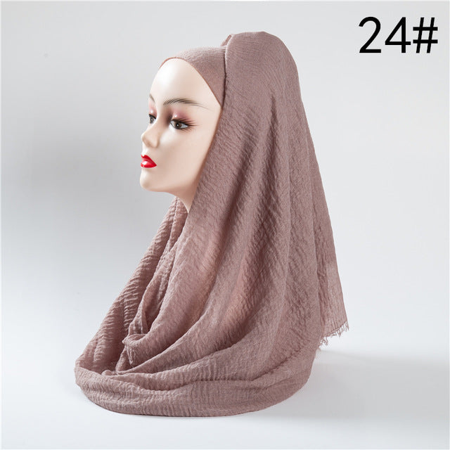 Fashion Scarf Printed Bandana Shawl Hijab #2638-women-wanahavit-24-wanahavit