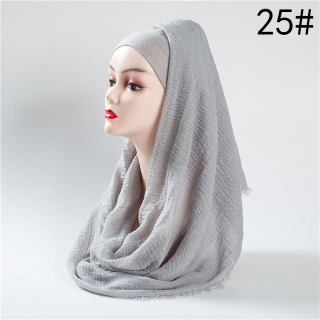 Fashion Scarf Printed Bandana Shawl Hijab #2638-women-wanahavit-25-wanahavit
