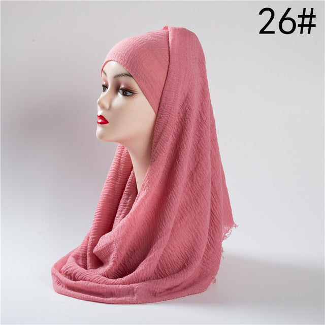 Fashion Scarf Printed Bandana Shawl Hijab #2638-women-wanahavit-26-wanahavit