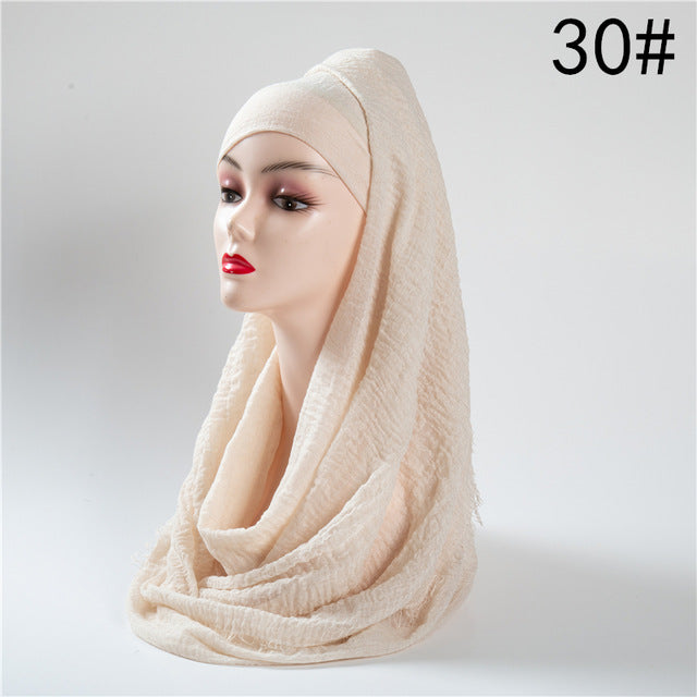 Fashion Scarf Printed Bandana Shawl Hijab #2638-women-wanahavit-30-wanahavit