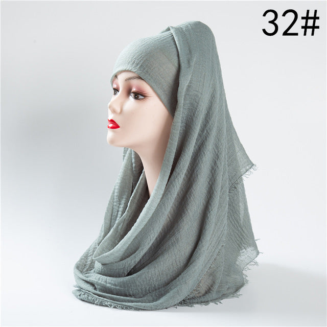 Fashion Scarf Printed Bandana Shawl Hijab #2638-women-wanahavit-32-wanahavit