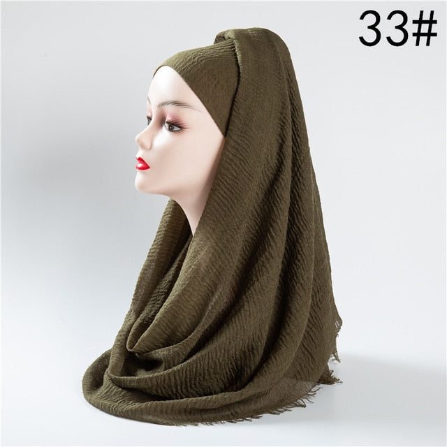 Fashion Scarf Printed Bandana Shawl Hijab #2638-women-wanahavit-33-wanahavit