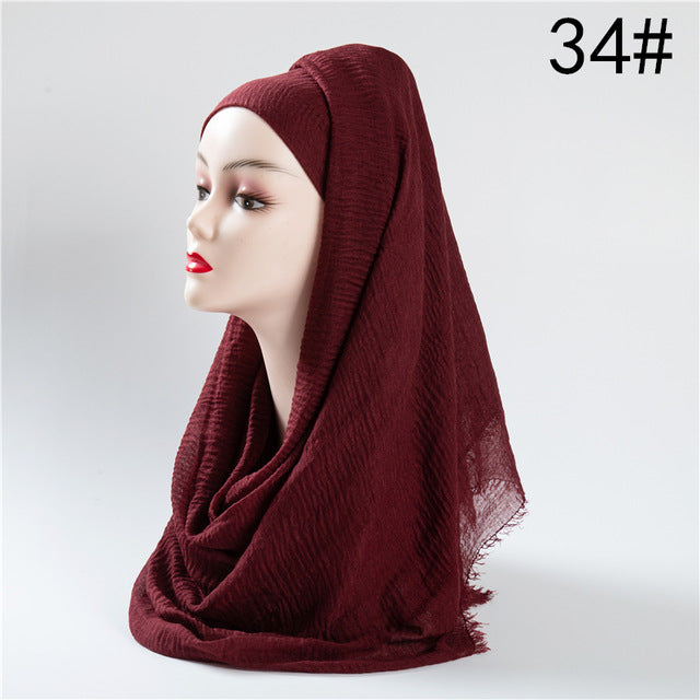 Fashion Scarf Printed Bandana Shawl Hijab #2638-women-wanahavit-34-wanahavit