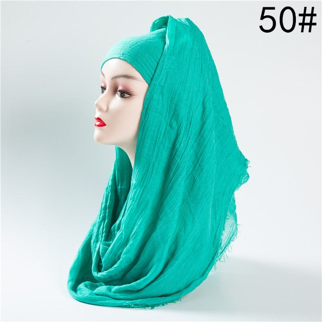 Fashion Scarf Printed Bandana Shawl Hijab #2638-women-wanahavit-50-wanahavit
