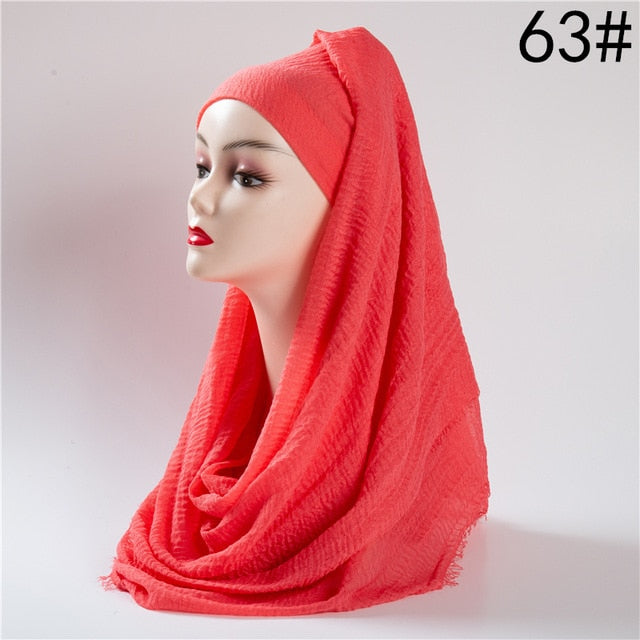 Fashion Scarf Printed Bandana Shawl Hijab #2638-women-wanahavit-63-wanahavit