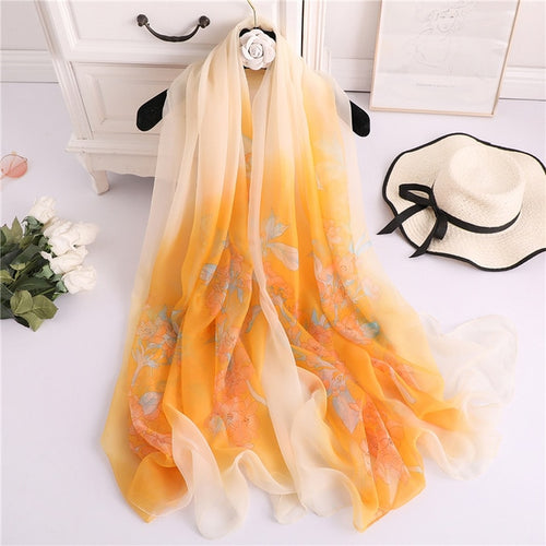 Load image into Gallery viewer, Fashion Silk Summer Scarf Printed Bandana Shawl #2647-women-wanahavit-YRS53-2-wanahavit
