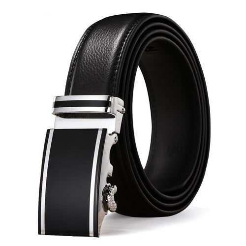 Load image into Gallery viewer, Luxury Automatic Modern Buckle Leather Belt-men-wanahavit-ATD1 black-105CM-wanahavit
