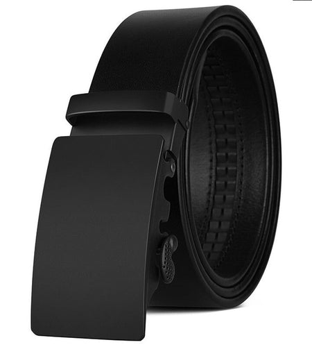 Black Fashion Gothic Designer Genuine Leather Belt-men-wanahavit-FZD311-100cm-wanahavit