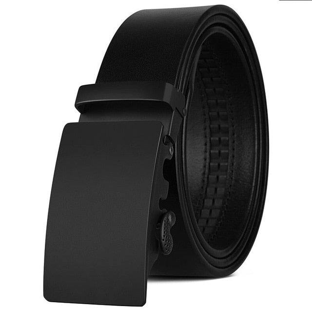 Black Fashion Gothic Designer Genuine Leather Belt-men-wanahavit-FZD311-100cm-wanahavit