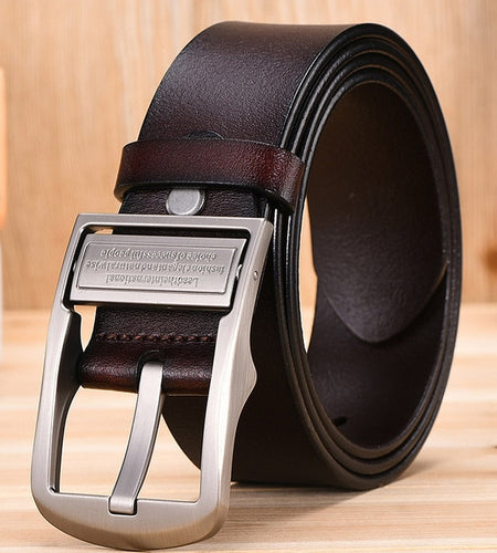 Genuine Leather Luxury Designer Belts-men-wanahavit-TM401 Dark Coffee-100cm-wanahavit