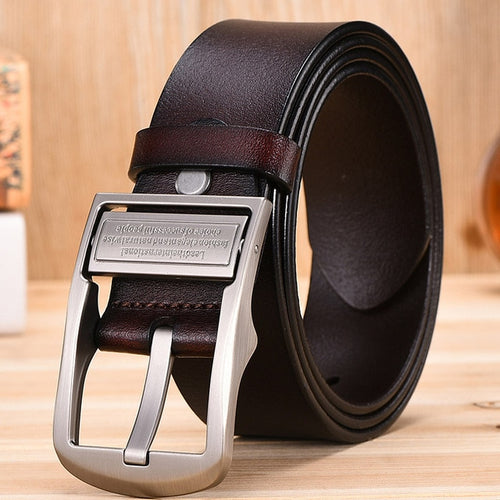 Load image into Gallery viewer, Genuine Leather Luxury Designer Belts-men-wanahavit-TM401 Dark Coffee-100cm-wanahavit

