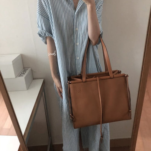 Load image into Gallery viewer, S-2XL Spring Casual Patchwork Cotton Collar Loose Long Sleeve Long Shirt Dress
