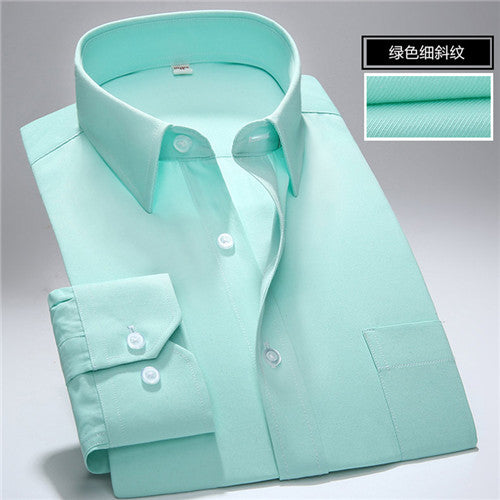 Plus Size Solid Long Sleeve Shirt #G26XX-men-wanahavit-G2652-S-wanahavit
