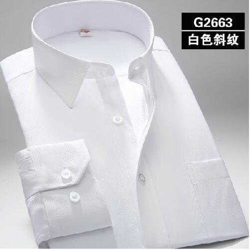 Plus Size Solid Long Sleeve Shirt #G26XX-men-wanahavit-G2663-S-wanahavit