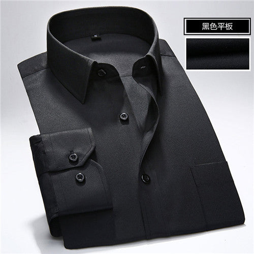 Plus Size Solid Long Sleeve Shirt #G26XX-men-wanahavit-G2657-S-wanahavit