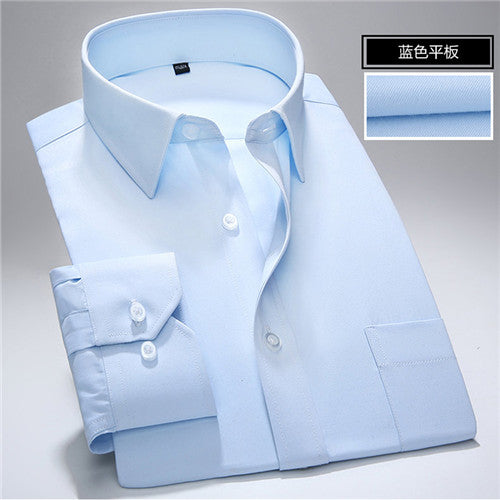 Plus Size Solid Long Sleeve Shirt #G26XX-men-wanahavit-G2658-S-wanahavit