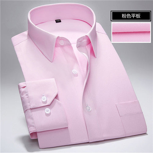 Plus Size Solid Long Sleeve Shirt #G26XX-men-wanahavit-G2656-S-wanahavit