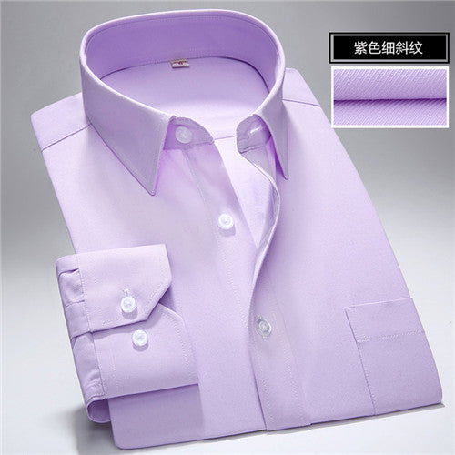 Plus Size Solid Long Sleeve Shirt #G26XX-men-wanahavit-G2653-S-wanahavit