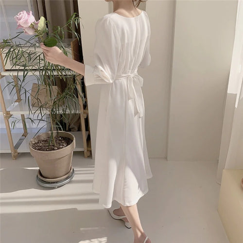 Load image into Gallery viewer, S-XL Plus Size Boho Party Chiffon Vintage oversize  Long Summer Dress
