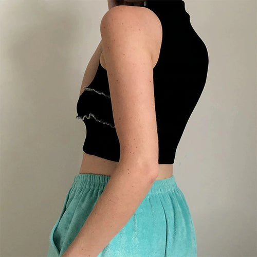 Load image into Gallery viewer, Ribbed Knitted Summer Strapless Slim Sexy Crop Tops Sleeveless
