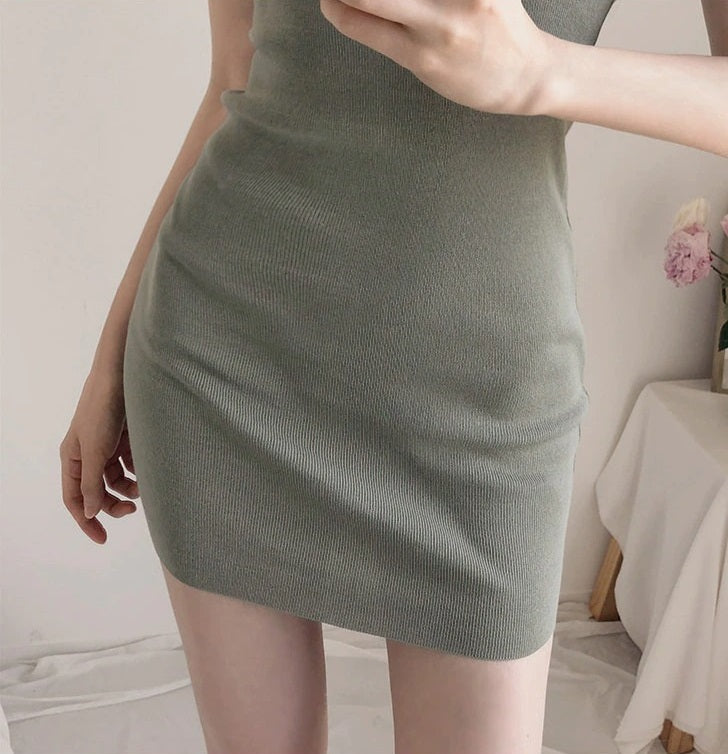 Knitted Long Slim Fit Elastic Bodycon Sexy Skinny Dress