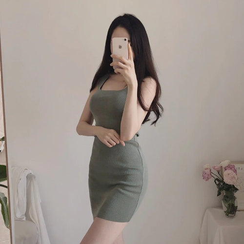Load image into Gallery viewer, Knitted Long Slim Fit Elastic Bodycon Sexy Skinny Dress
